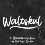 Waltskul Font Poster 1