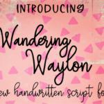 Wandering Waylon Font Poster 1