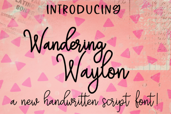 Wandering Waylon Font Poster 1