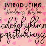 Wandering Waylon Font Poster 3