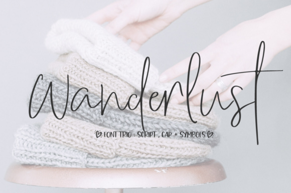 Wanderlust Trio Font Poster 1