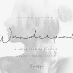 Wanderwall Font Poster 1