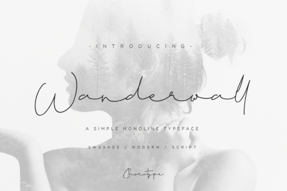 Wanderwall Font Poster 1