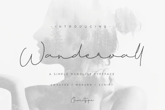 Wanderwall Font Wanderwall Font Poster 1