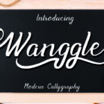 Wanggler Font Poster 1