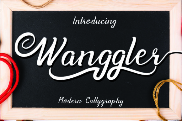 Wanggler Font Poster 1