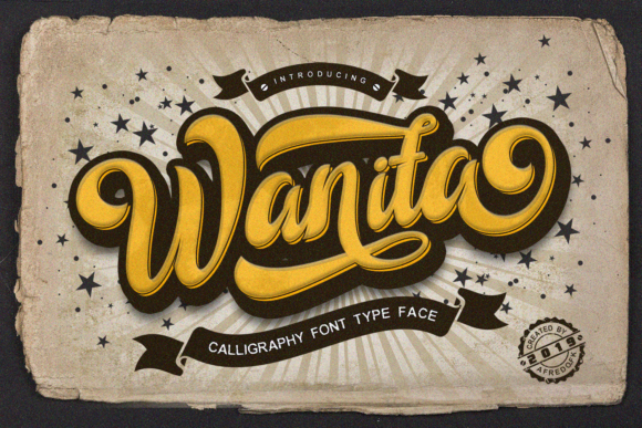 Wanita Font Poster 1