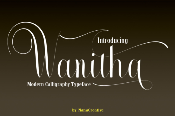 Wanitha Font Poster 1