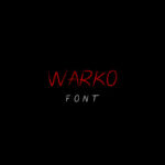 Warko Font Poster 1