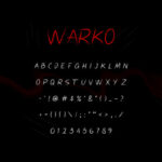 Warko Font Poster 3