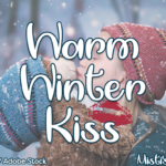 Warm Winter Kiss Font Poster 1