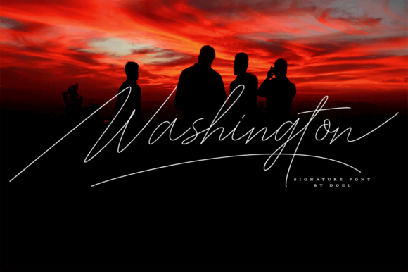 Washington Font Washington Font Poster 1