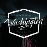Washington Font Poster 1