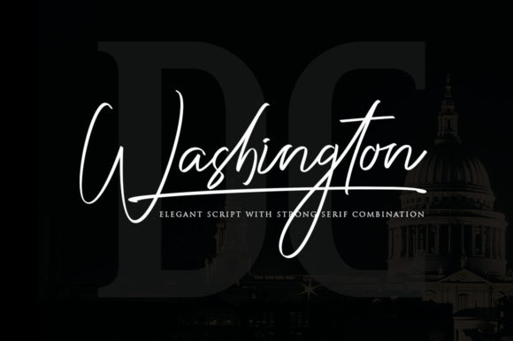 Washington Duo Font Poster 1