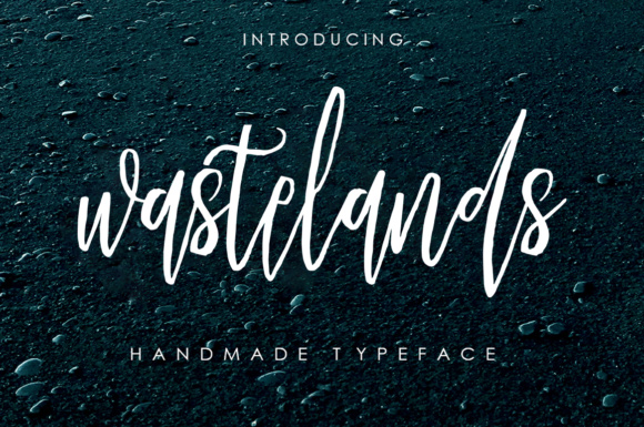 Wastelands Font Poster 1