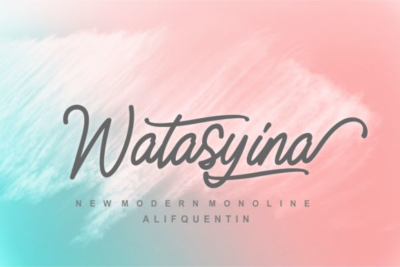 Watasyina Font Poster 1