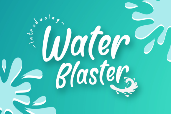 Water Blaster Font