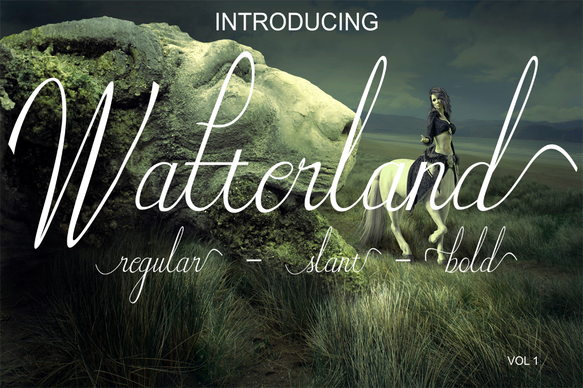 Watterland Font Poster 1