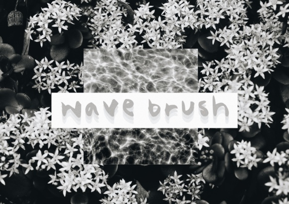 Wave Brush Font Poster 1