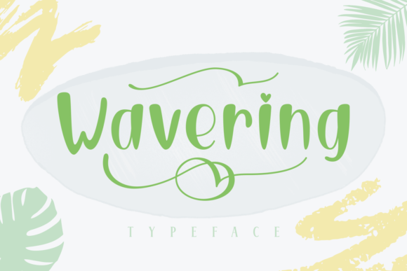 Wavering Font Wavering Font Poster 1