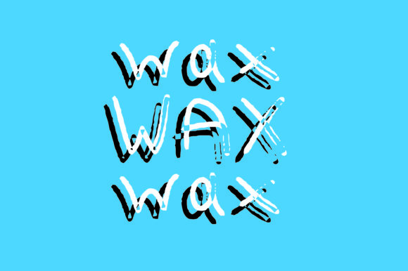 Wax Font Poster 1