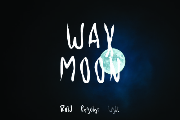 Wax Moon Font Poster 1