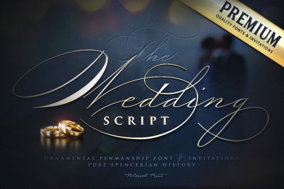 Wedding Script Font Poster 1