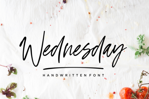 Wednesday Vibes Font Poster 1