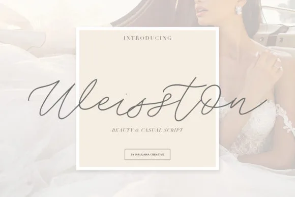 Weisston Font Weisston Font Poster 1