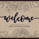 Welcome Script Font Poster 1
