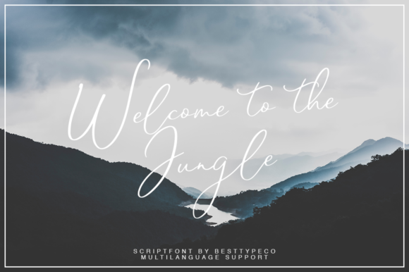 Welcome to the Jungle Font