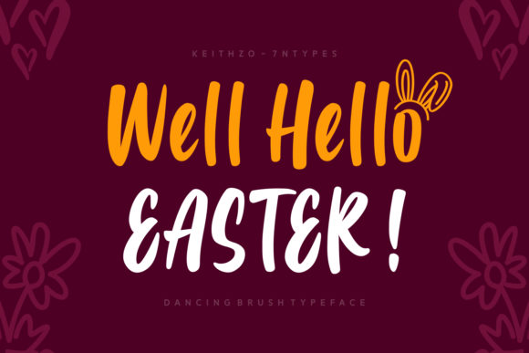 Well Hello Easter Font Poster 1