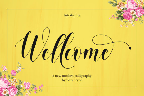 Wellcome Font Poster 1
