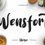 Wensfort Font Poster 1