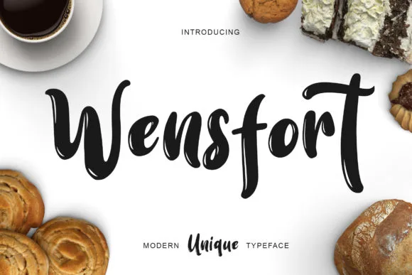 Wensfort Font Wensfort Font Poster 1