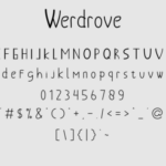 Werdrove Font Poster 5