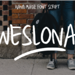 Weslona Font Poster 1