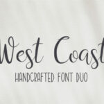 West Coast Font Poster 1