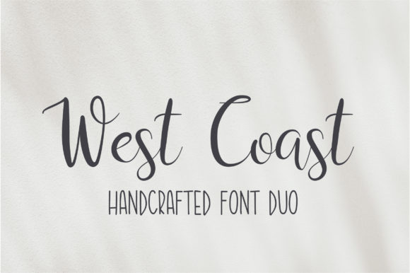 West Coast Font Poster 1