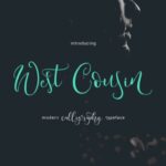 West Cousin Font Poster 1