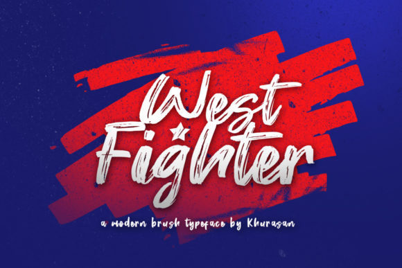West Fighter Font Poster 1