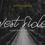 West Side Font Poster 1