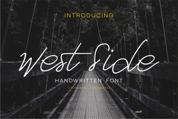 West Side Font West Side Font Poster 1