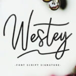 Westey Font Poster 1