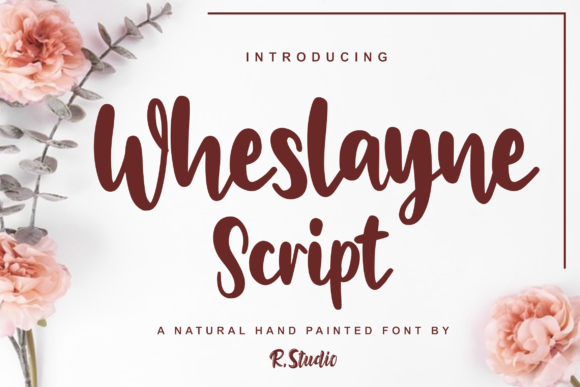 Wheslayne Script Font