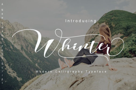 Whinter Font Poster 1