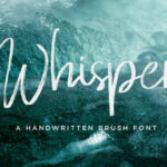 Whisper Font Poster 1