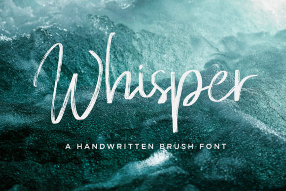 Whisper Font Poster 1