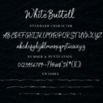 White Buttell Font Poster 11
