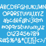 White Glue Duo Font Poster 3